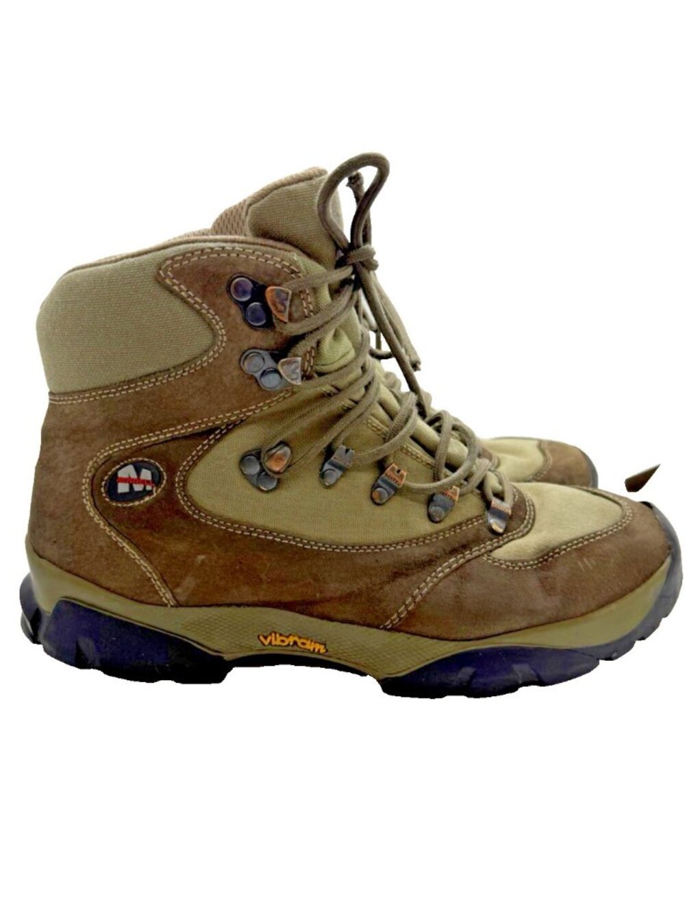 Merrell Eagle III Hedge Stone Suede Trail 7" Hiking Boots Men's Sz 10 Vibram